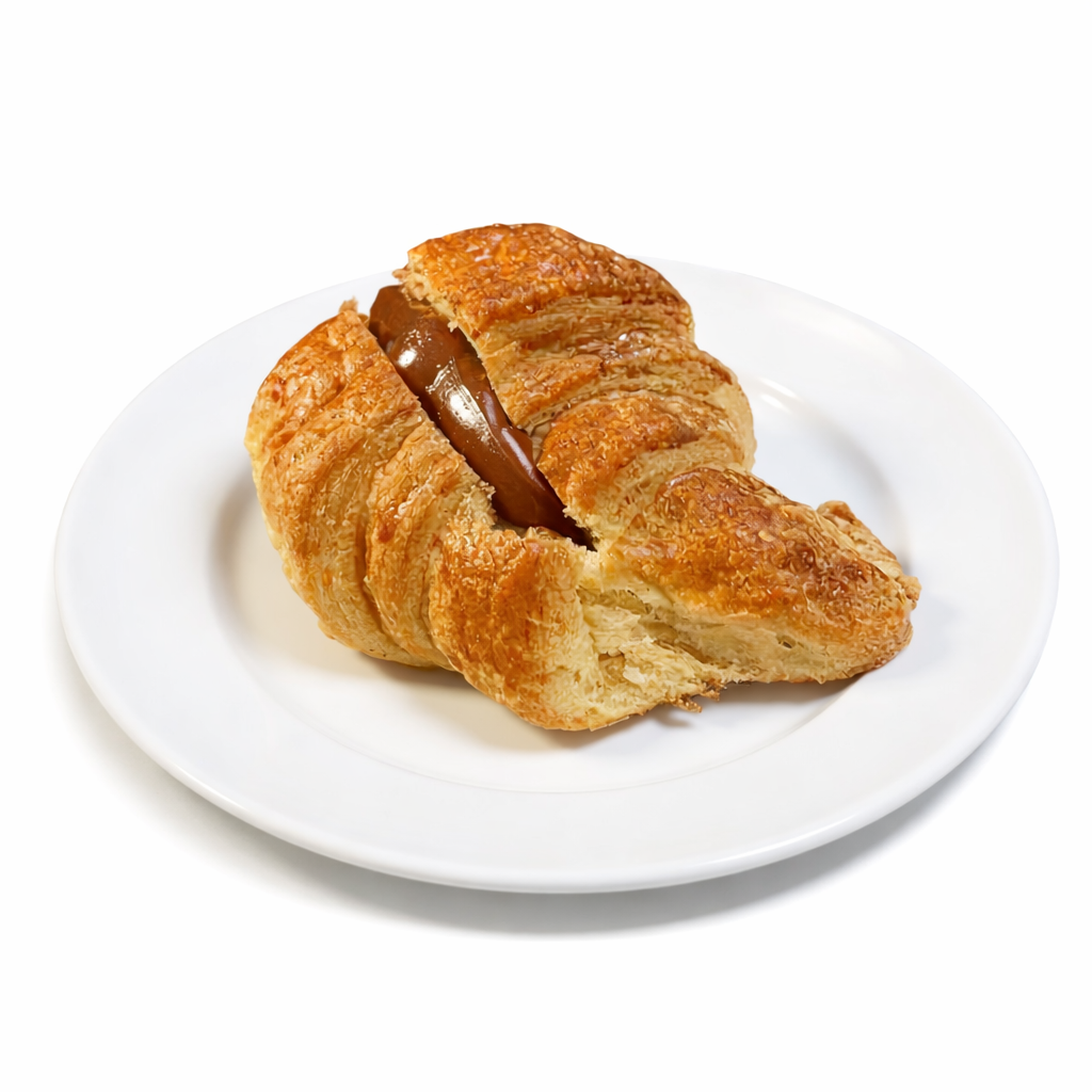 Croissant con Dulce de Leche